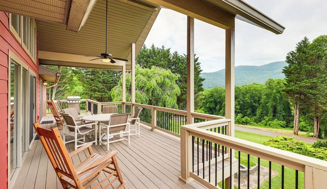 Mtn Views & Hot Tub: 6-Acre Blue Ridge Retreat!