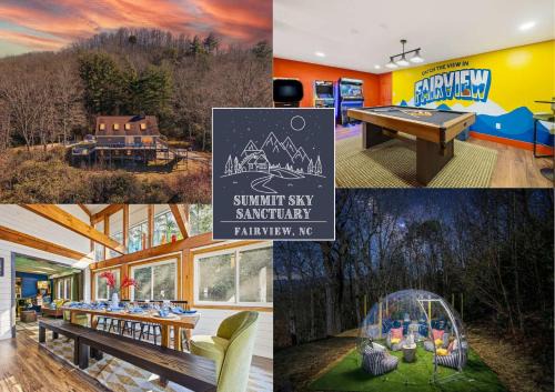 Mtn Views Sleeps 20 Stargazing Dome Hot Tub