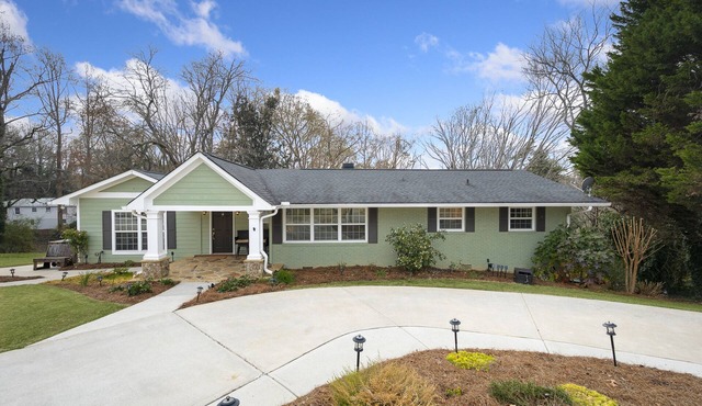 Much to love Guest favorite Evergreen Hideaway waterfront home w/dock. Pets ok