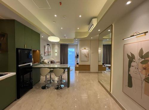 Muji Style 2BR 3 Beds Apartment at Podomoro Medan - Direct Mall