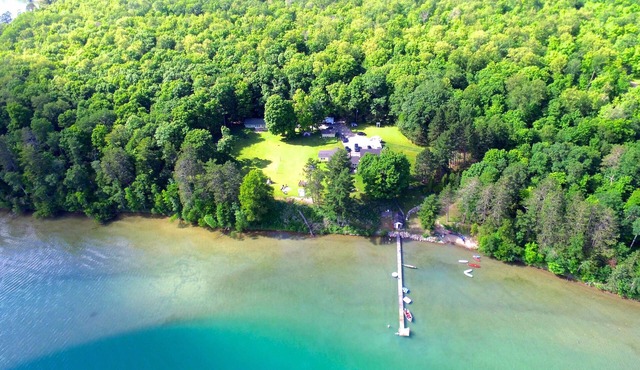 Multi-home 32 Acre Group Retreat on Pristine Sugar Lake