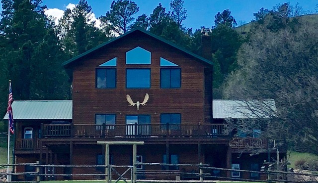 Multi-purpose, secluded lodge with scenic views.
