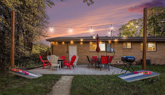 Multi-Space Home with Foosball and Backyard Perks
