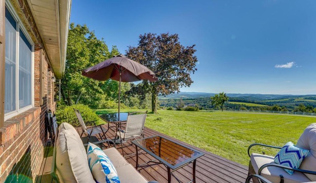 Muncy Vacation Rental with Deck and Views