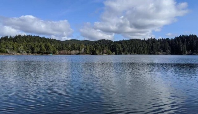 Munsel Lake Landing with its own dock.