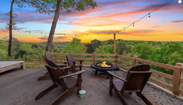 *Muses Lodge*$Views|Ellijay|Relax|Fire Pit|Hot Tub