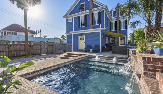 My Blue Heaven Luxe Beach🌞 Heated Pool 🌞 near Pier & Strand 🌞 2 King Beds 5 Star