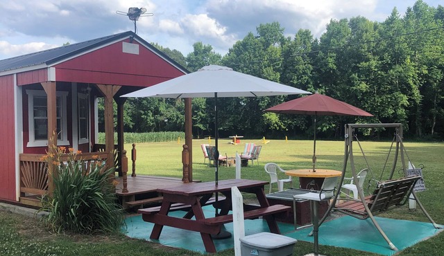 My cute tiny house in the country