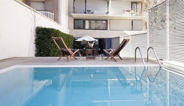 My Space Barcelona Private Pool Garden