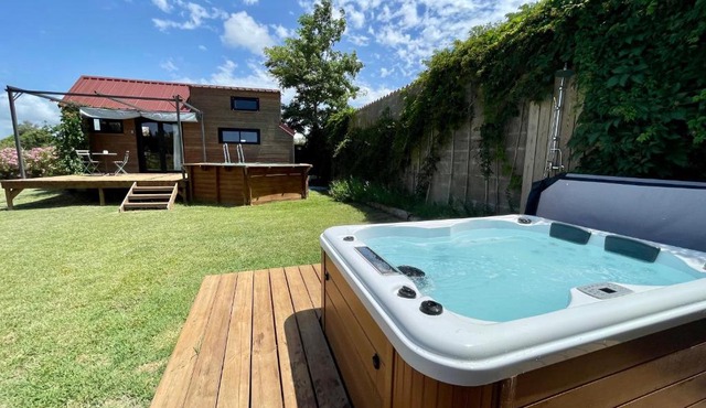 myinsolite - Tiny-house, jacuzzi, brasero, piscine