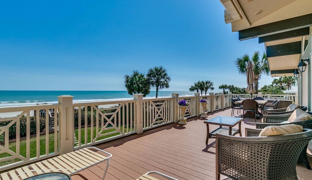 Myrtle Beach Home on the Ocean! Sun Deck! Pool! Spa! Two Master BRs! Pool Table!