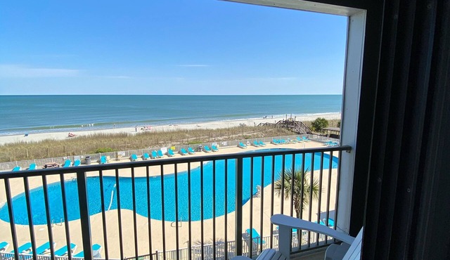 Myrtle Beach Resort-Direct Oceanfront-free waterpark/grills-Recently updated!