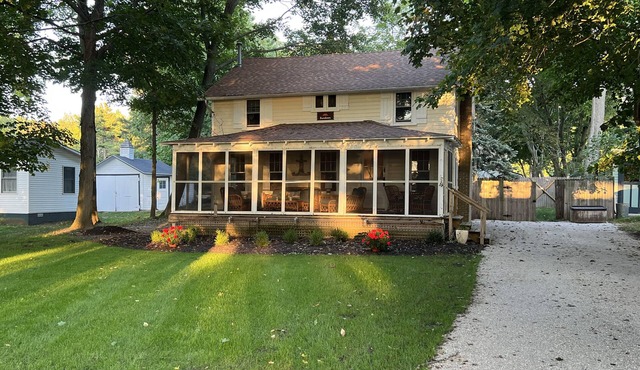 nA historic Lakeshore Cottage across from Douglas Beach!