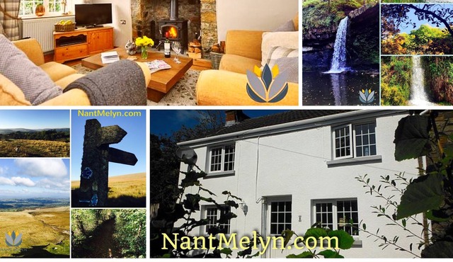 Nant Melyn Cottage - Visit The Brecon Beacons & Waterfall Country. Dogs Welcome