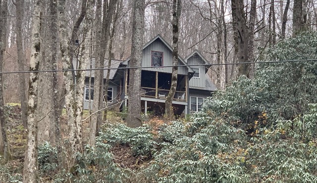 Nantahala River front cabin adjoining National Forest