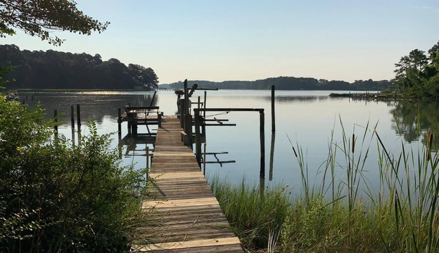 Nassawadox Creek Waterfront Home with Private Pool