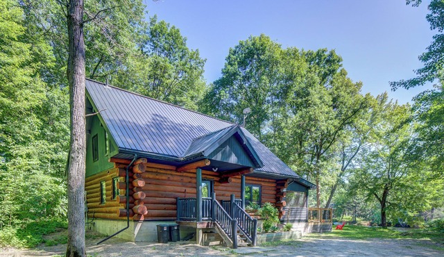 Natural Stone Loghouse