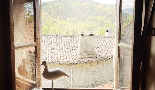 Nature break in the monk's room, wellness area on site!