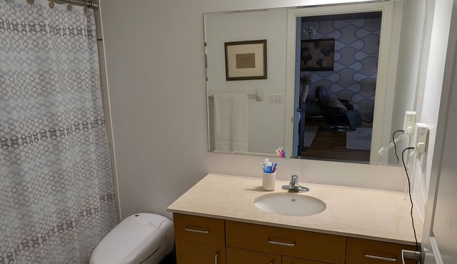 Nature + City Balance Rare 1+Den low-rise condo offers a peaceful