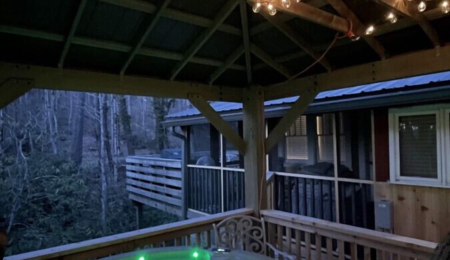 Nature Lover’s Dream Asheville Cabin w/Creek, Hot Tub & Fire Pit