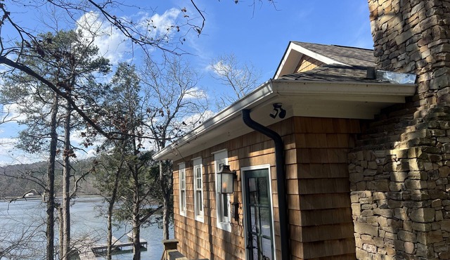 Nature lover’s dream with this secluded waterfront cabin on Lake Guntersville!