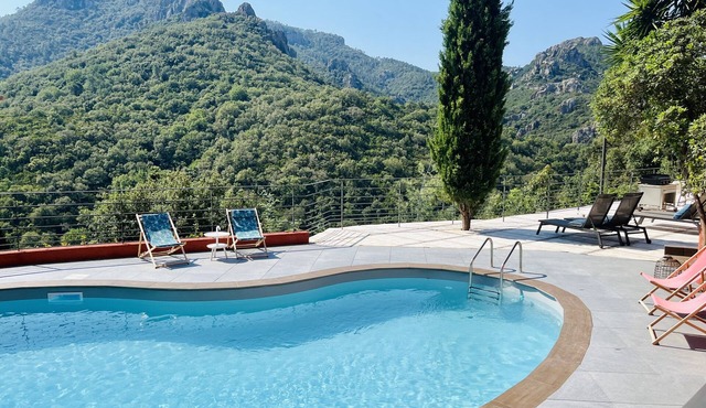 Nature, Pool, Sea. Luxury villa in the Estérel reserve