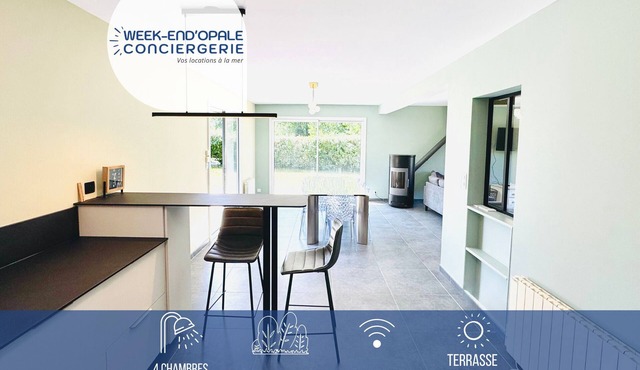 Nature & relaxation villa with garden in the heart of Stella-Plage