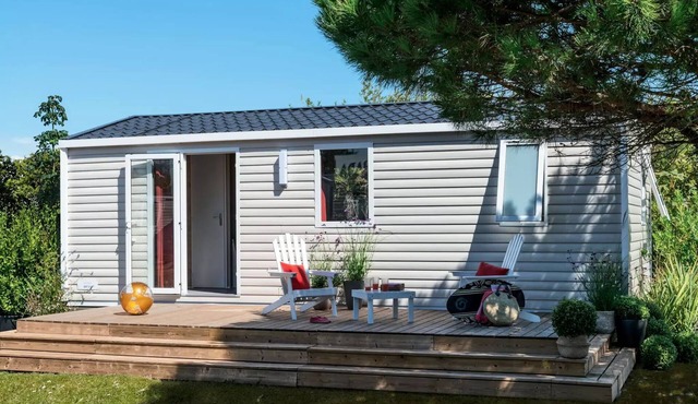 Naturist campsite Le Colombier* - Mobile home Privilège Mourat 3 Rooms 4 People