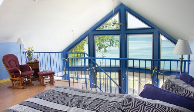 Nautical ocean front cottage on the shores of the highest tides in the world.