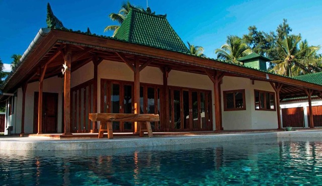 Nautilus Villa is a single floor Private villa traditional Javanese Joglo style