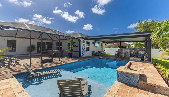 nCoral Oasis Villa – Your Private Poolside Retreat in Cape Coral