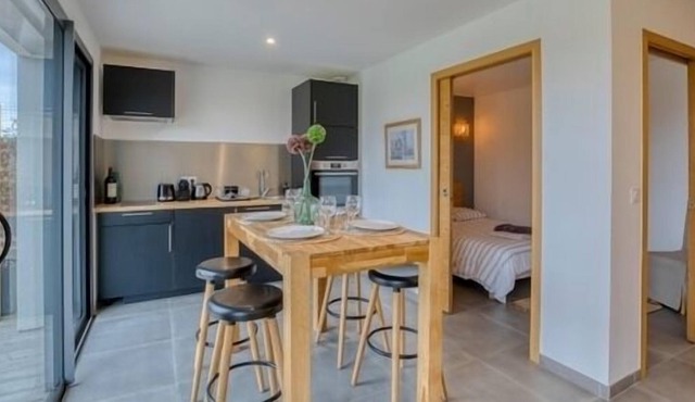 Near Annecy, new and cozy apartment with garden and terrace