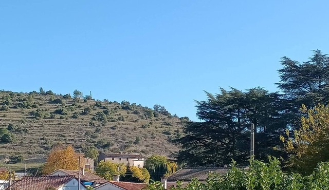 Near Ardèche for six people, 300 meters from village center.