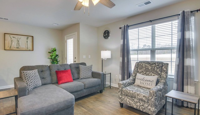 Near Base & Shopping: Modern Sumter Townhome!