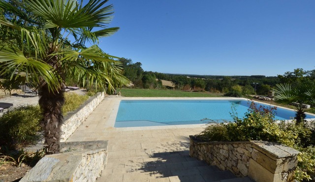 Near Bergerac, an elegant 19th century family home with swimming pool