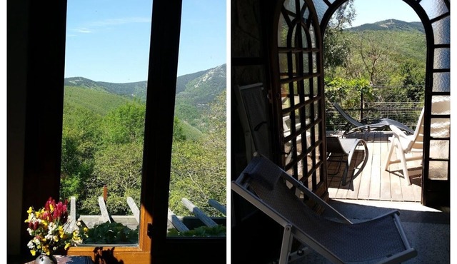 Near Céret wonderful view 1.5 ha private property GR10 access Sea and Mountain