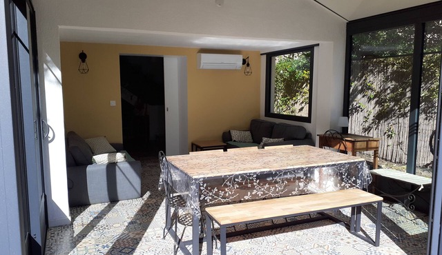 Near center with garden and garage