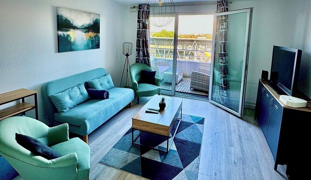 Near Centre/Gare Cosy Superb Terrace prkg/wifi