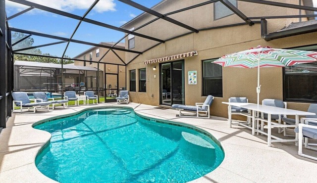 Near Disney, Game Room, BBQ & Free Pool Heat + Late Checkout