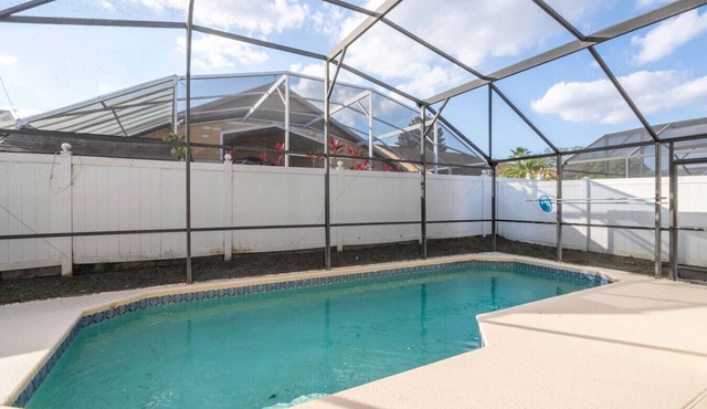 Near Disney + Pool & BBQ| 4BD Single House