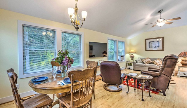 Near Ice Fishing & Snowmobiling: Frankfort Home