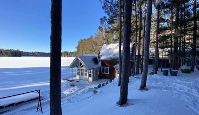 Near Munising snowmobile trails. Ride out from the property