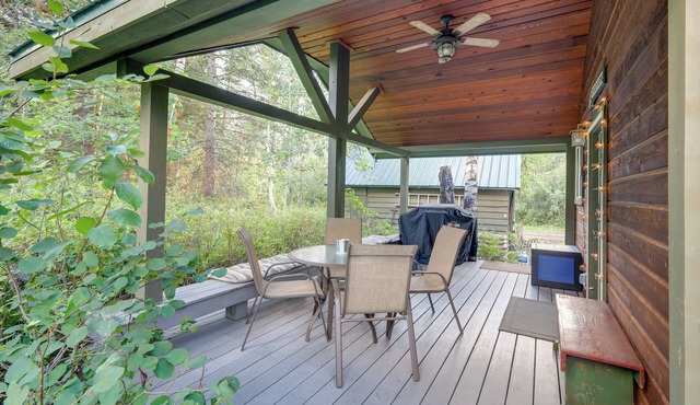 Near Payette Lake! Cabin w/Outdoor Space