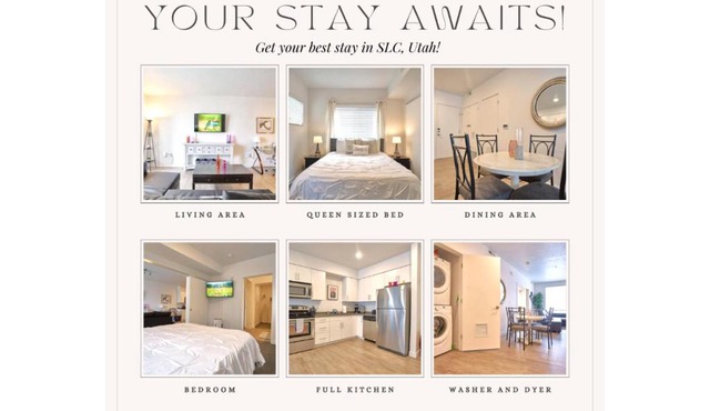Near Ski Resort, HOTTUB & GYM Luxury Apt- Heart of Sugar House with Parking