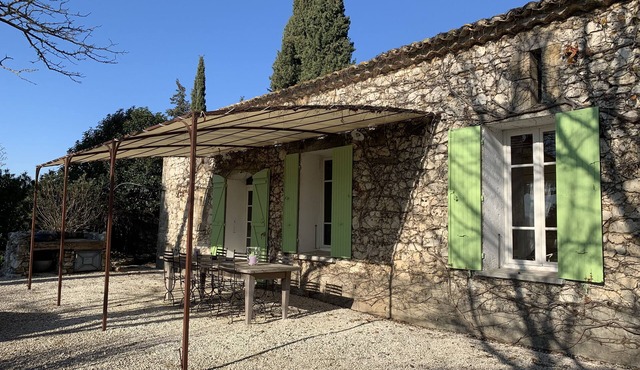 Near Uzes. character property in an old sheepfold. private pool.