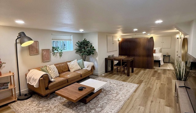 Near Water Boho Basement – Private Entry, New Bath