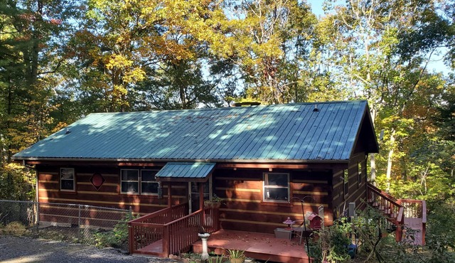 Near West Jefferson, Boone + Blue Ridge Parkway! Mountain get away w/fireplace.