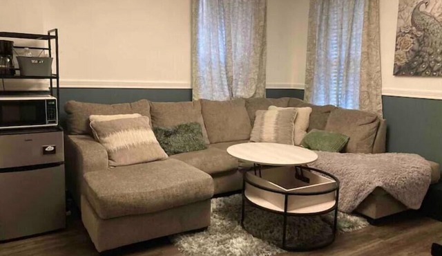 Near York expo center. It’s half a mile walk to the Carlisle ave entrance.