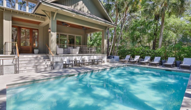 Nearly New Sea Pines Beach Home - Great Location 2 Min Walk to Sea Pines Beach