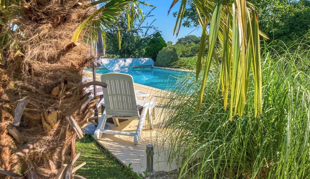 Neat gite with beautiful garden and private pool